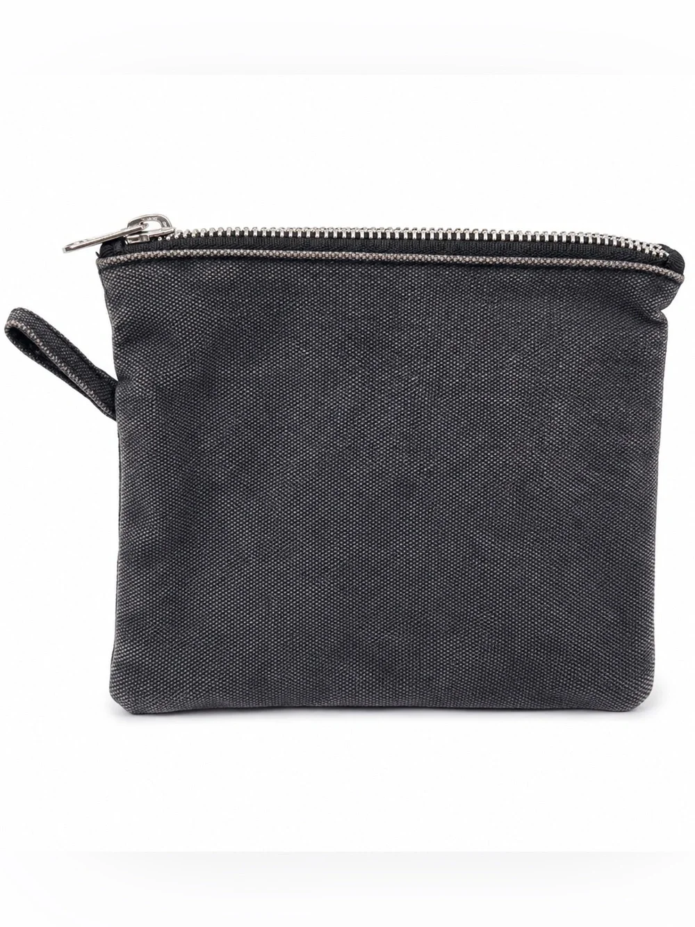 Dolce & Gabbana Black Denim Card Wallet with Branded Patch
